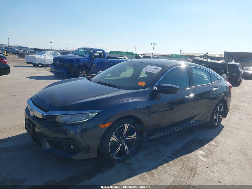 Vin: 2hgfc1f91hh653300, lot: 46805805, honda civic touring 20172