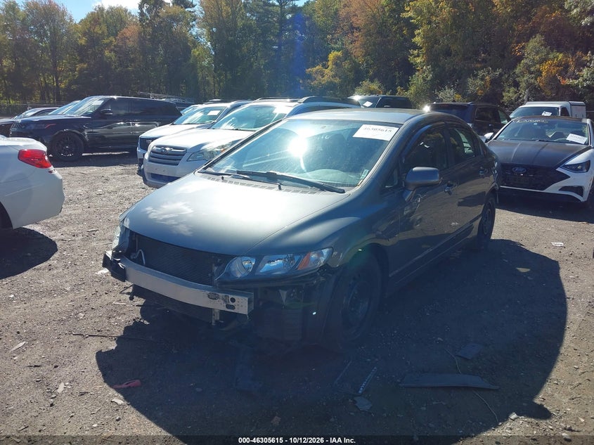 Vin: 19xfa1f54be045565, lot: 46805814, honda civic lx 20112