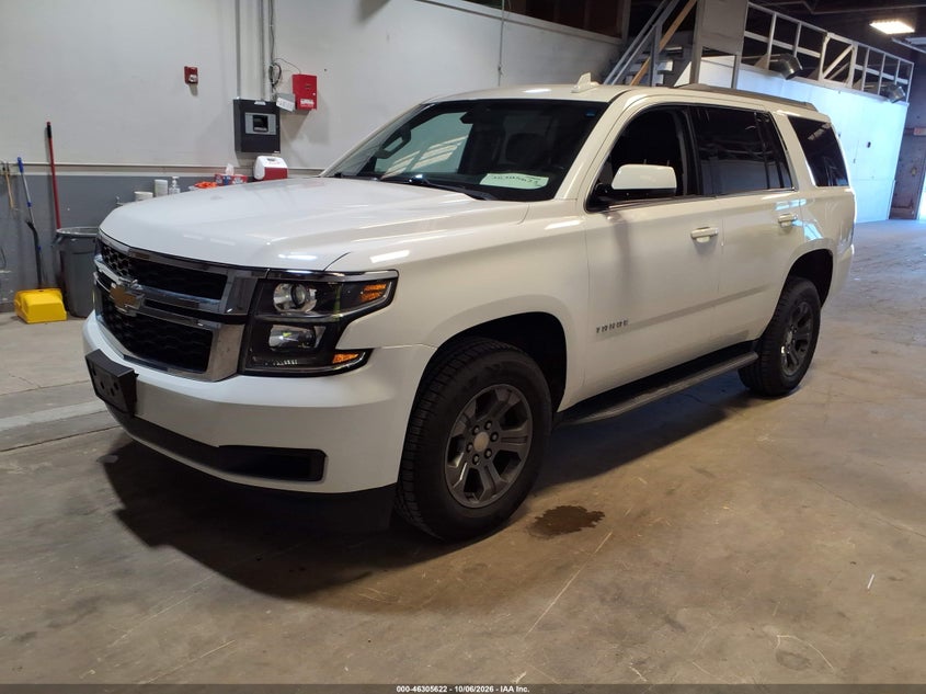 Vin: 1gnscaec9jr357285, lot: 46805821, chevrolet tahoe ls 20182