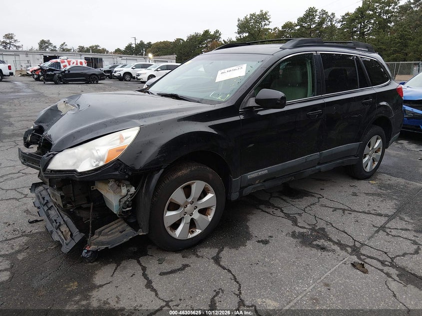 Vin: 4s4brbgc2a3319695, lot: 46805824, subaru outback 2.5i premium 20102