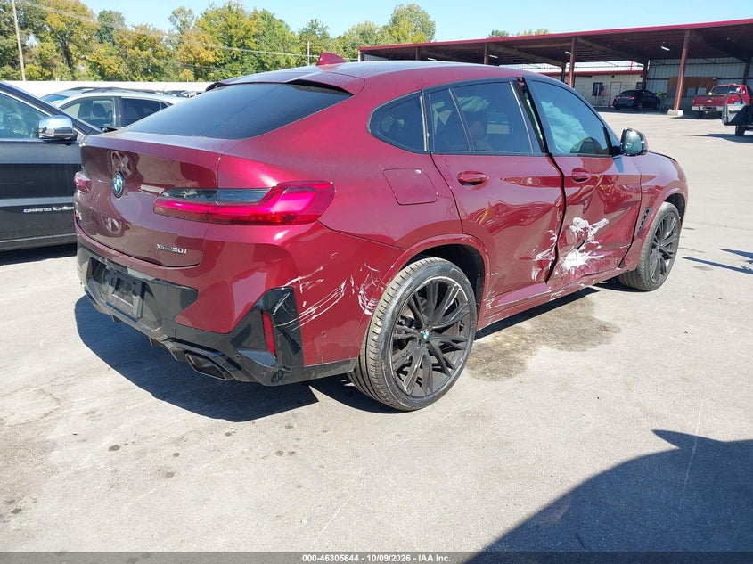 Vin: 5ux33dt05s9x77570, lot: 46805844, bmw x4 xdrive30i 20254