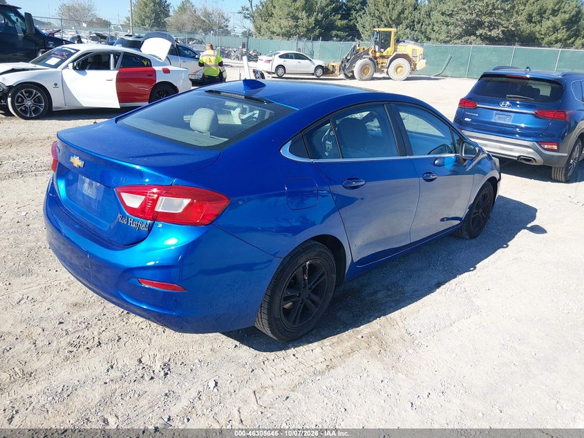 Vin: 1g1be5sm2j7142455, lot: 46805845, chevrolet cruze lt auto 20184