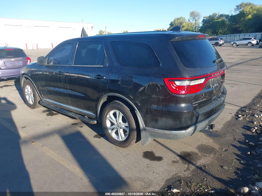 Vin: 1c4rdjag5ec381511, lot: 46805856, dodge durango sxt 20143