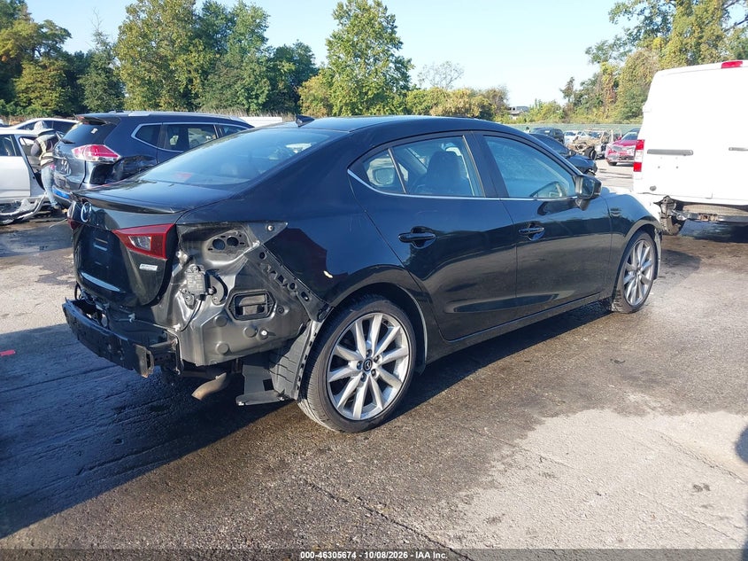 Vin: jm1bn1v73h1130477, lot: 46805873, mazda mazda3 touring 20174