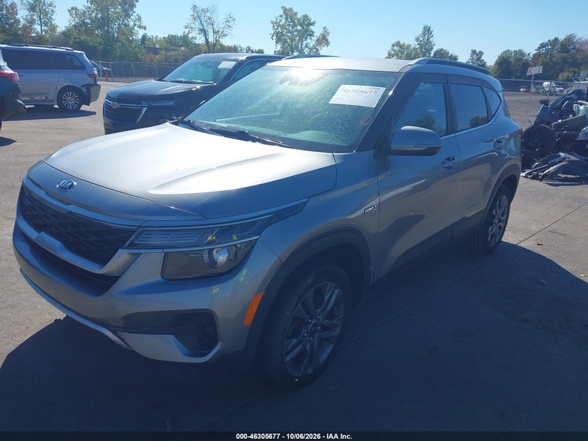 Vin: kndeucaaxm7069407, lot: 46805876, kia seltos s 20212