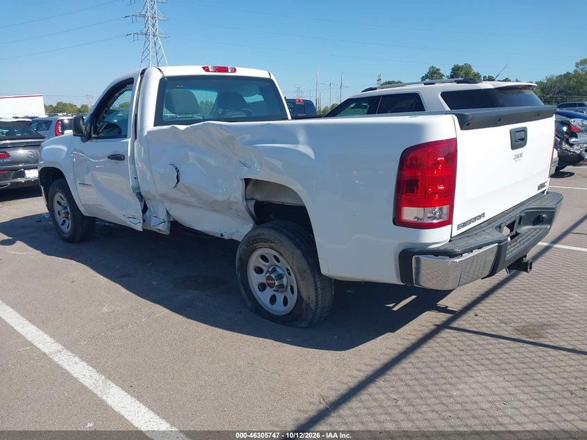 Vin: 1gtn1tex7dz291057, lot: 46805946, gmc sierra 1500 work truck 20133