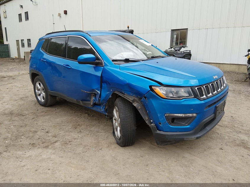 Vin: 3c4njdbb2jt201864, lot: 46806111, jeep compass latitude 4x4 20181
