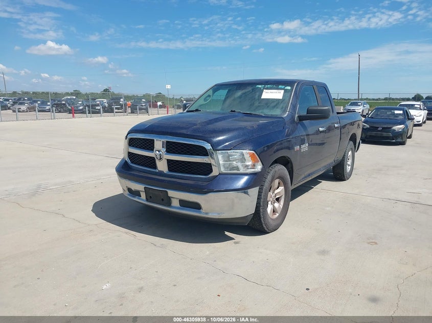 Vin: 1c6rr6gt2hs520174, lot: 46806137, ram 1500 slt  4x2 6'4 box 20172