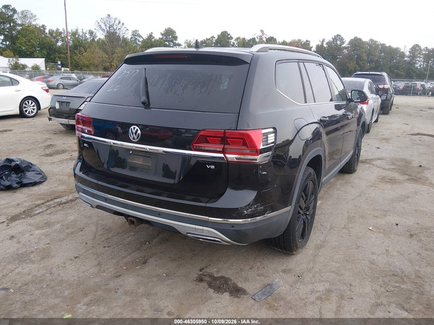 Vin: 1v2er2ca6jc594118, lot: 46806149, volkswagen atlas 3.6l v6 sel 20184