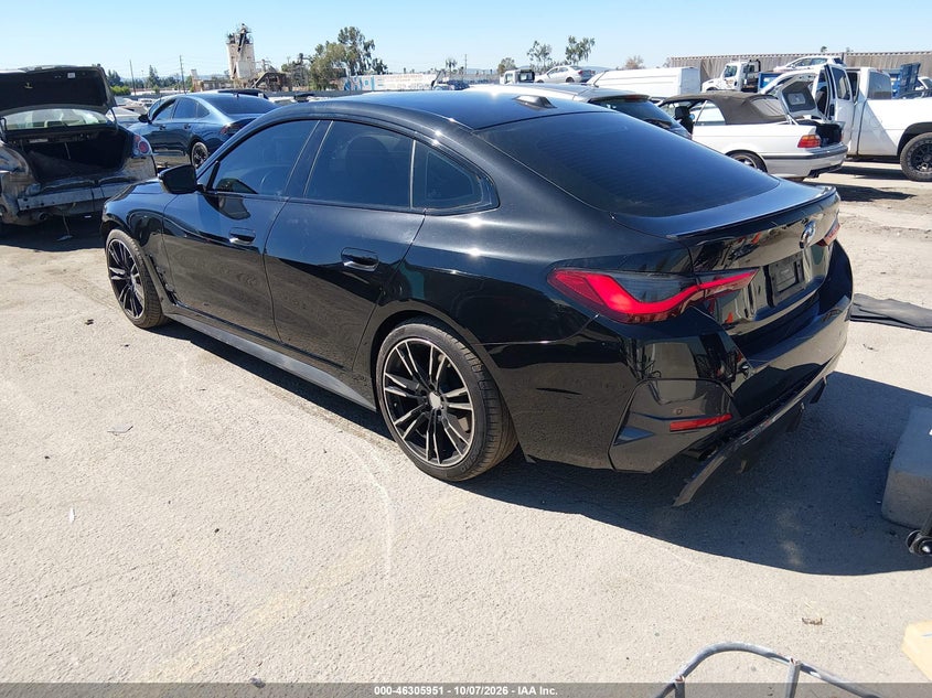 Vin: wba63av08nfm92388, lot: 46806150, bmw 430i gran coupe 20223