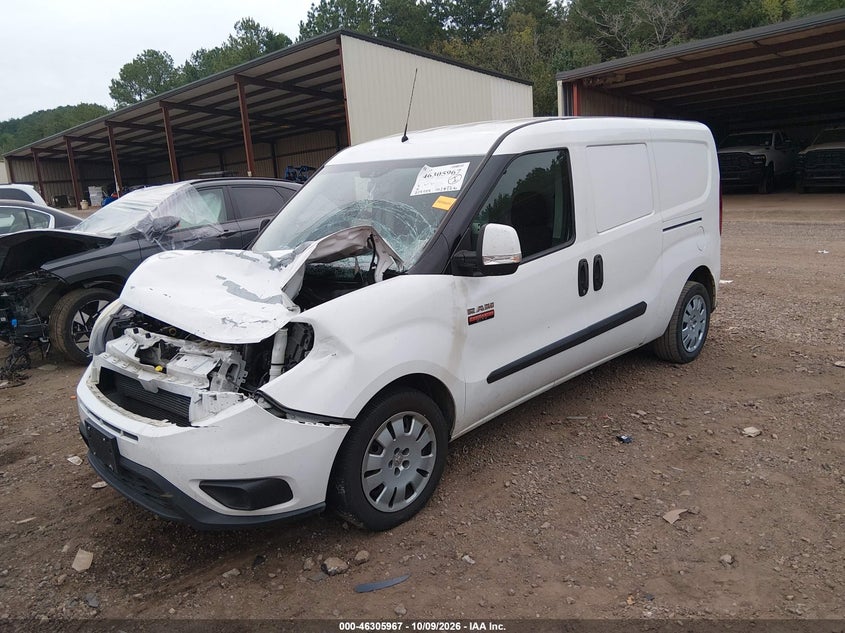 Vin: zfberfbb0h6e52638, lot: 46806166, ram promaster city tradesman slt 20172