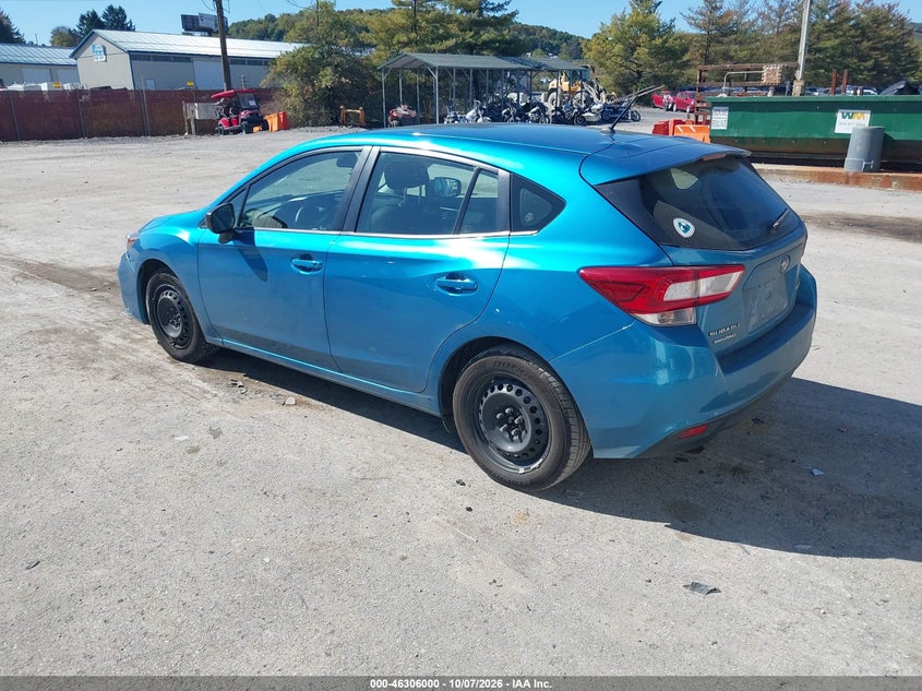 Vin: 4s3gtaa67k3751919, lot: 46806198, subaru impreza 2.0i 20193