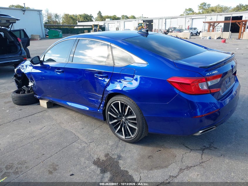 Vin: 1hgcv1f34ma033168, lot: 46806206, honda accord sport 20213