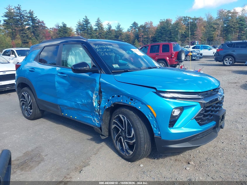 Vin: kl79musl0sb029643, lot: 46806217, chevrolet trailblazer awd rs 20251