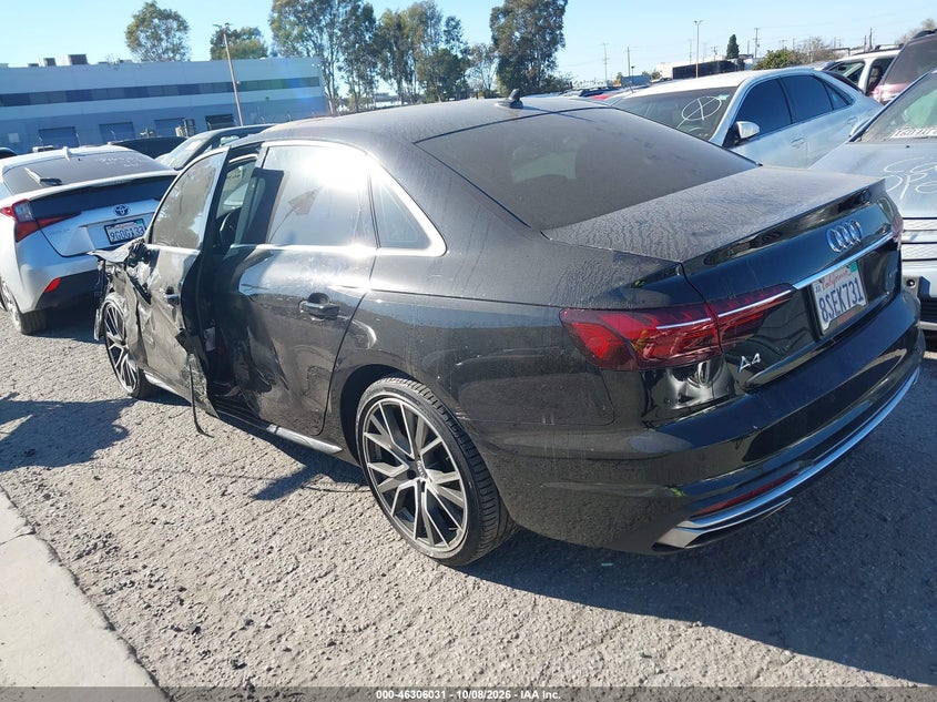 Vin: wauenaf44la050838, lot: 46806230, audi a4 premium plus 45 tfsi quattro s tronic 20203