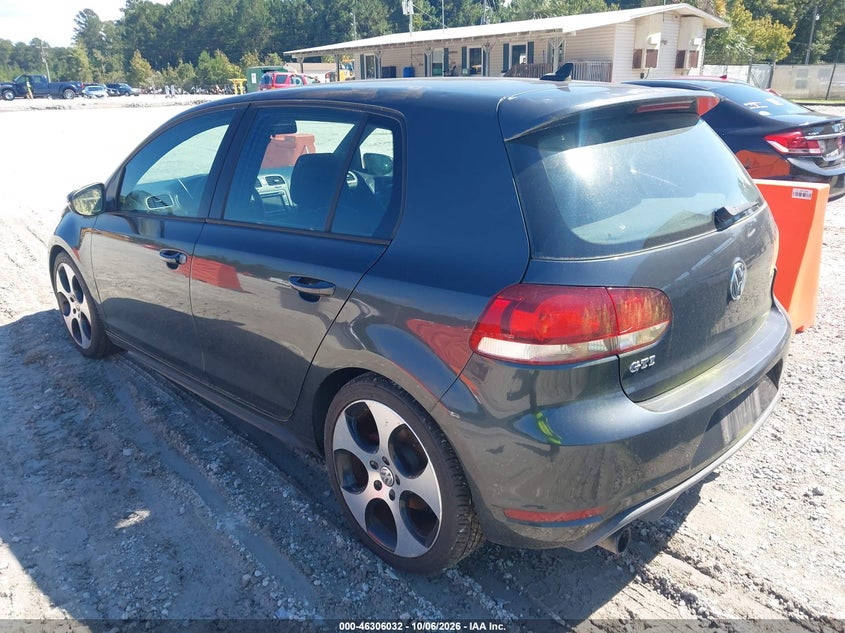 VOLKSWAGEN GTI 2011 VIN WVWGV7AJ8BW042836