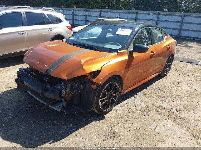 Vin: 3n1ab8dv5ry214524, lot: 46806290, nissan sentra sr xtronic cvt 20242