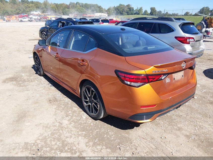 Vin: 3n1ab8dv5ry214524, lot: 46806290, nissan sentra sr xtronic cvt 20243