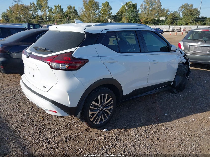 Vin: 3n1cp5cv5pl565373, lot: 46806296, nissan kicks sv xtronic cvt 20234