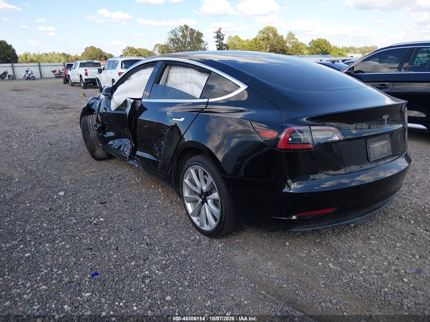 Vin: 5yj3e1ea2kf436164, lot: 46806312, tesla model 3 long range/mid range/standard range/standard range plus 20193