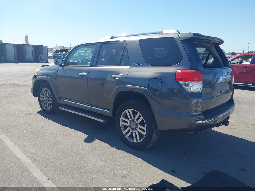 Vin: jtebu5jr9b5049349, lot: 46806333, toyota 4runner limited v6 20113