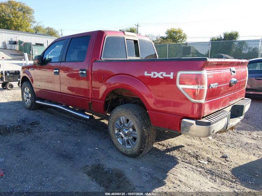 Vin: 1ftfw1et5cfa99188, lot: 46806334, ford f-150 xlt 20123