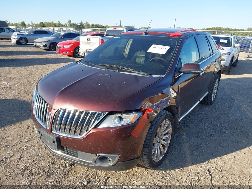 Vin: 2lmdj8jk7cbl14129, lot: 46806394, lincoln mkx 20122