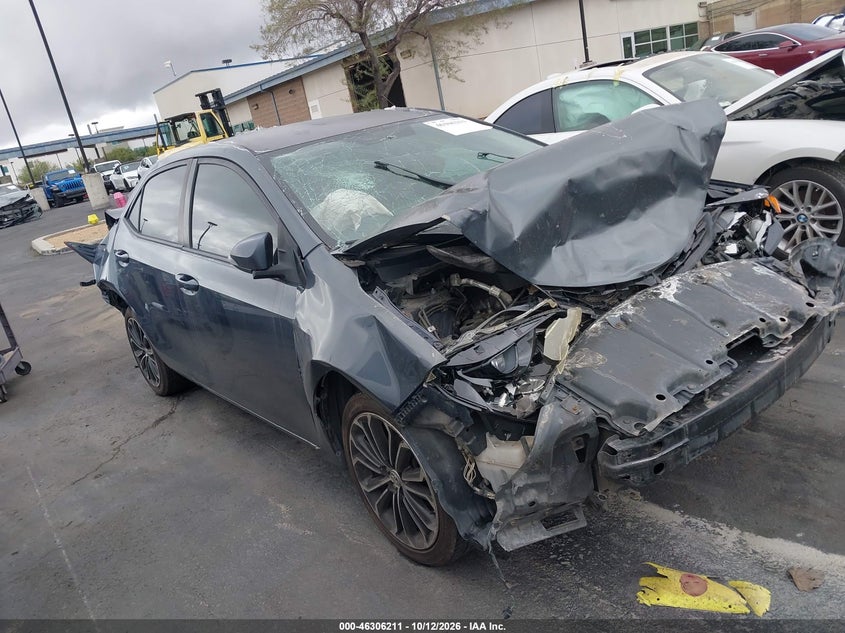Vin: 5yfburhe9fp274684, lot: 46806410, toyota corolla s plus 20151