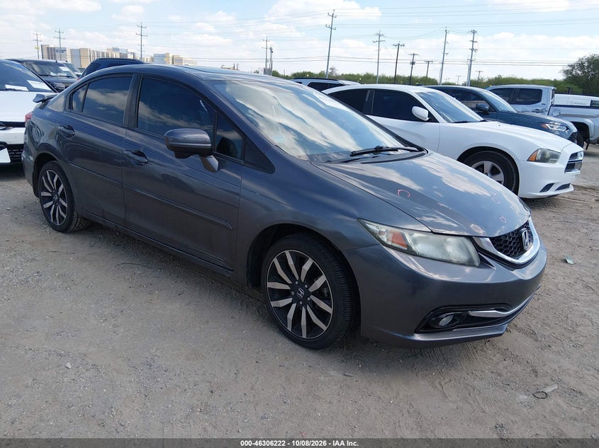 Vin: 2hgfb2f98fh557217, lot: 46806422, honda civic ex-l 20151