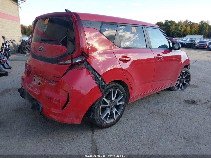 Vin: kndj63auxm7751108, lot: 46806427, kia soul gt-line 20214
