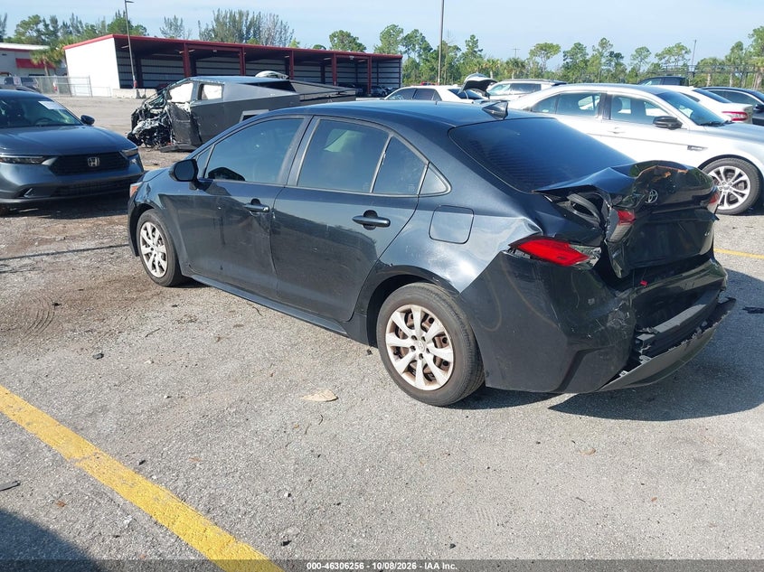 Vin: jtdepmae9mj169811, lot: 46806455, toyota corolla le 20213