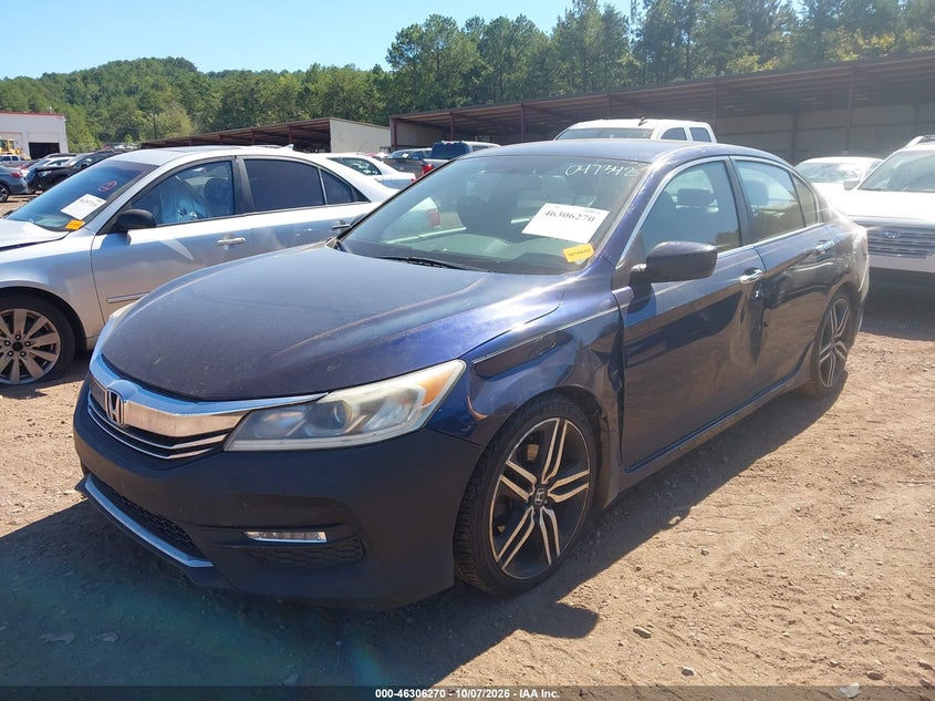 Vin: 1hgcr2f10ha047342, lot: 46806470, honda accord sport se 20172