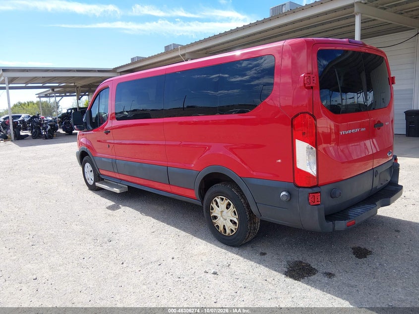 Vin: 1fbzx2ym6fkb01597, lot: 46806473, ford transit-350 xlt 20153