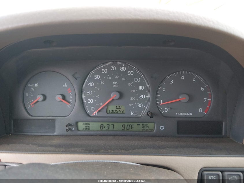 VOLVO C70 2000 VIN YV1NC56D0YJ012444