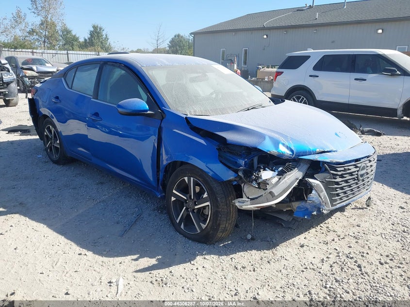 Vin: 3n1ab8cv7ry224649, lot: 46806486, nissan sentra sv xtronic cvt 20241