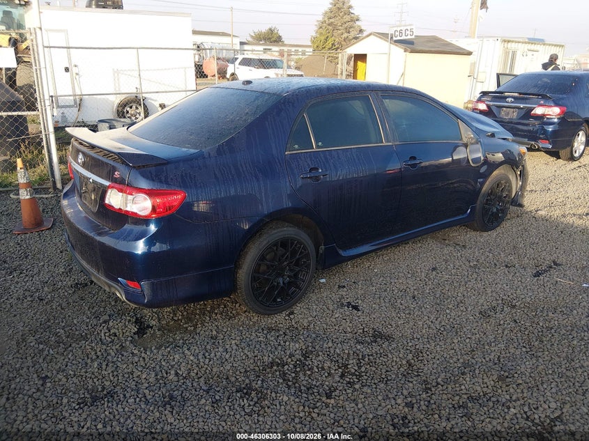 Vin: 2t1bu4ee6dc993895, lot: 46806501, toyota corolla s 20134
