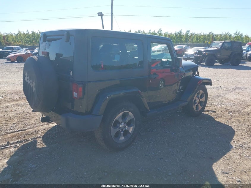 Vin: 1c4ajwbg1jl823079, lot: 46806512, jeep wrangler jk sahara 4x4 20184