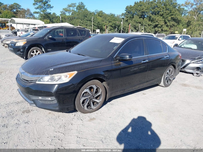 Vin: 1hgcr2f86ga094659, lot: 46806552, honda accord ex-l 20162