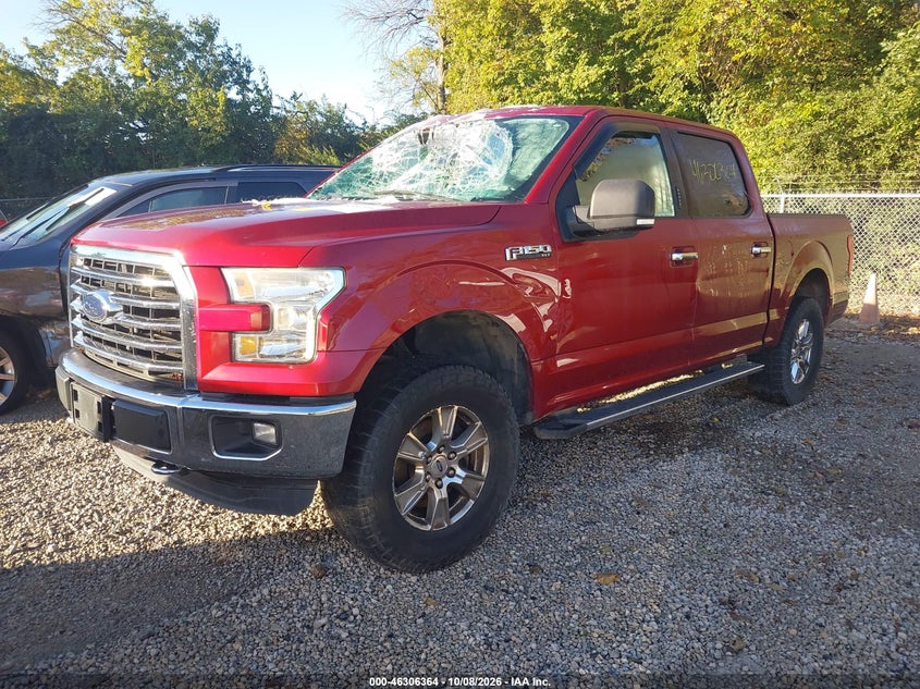 Vin: 1ftew1ef3gfc14480, lot: 46806563, ford f-150 xlt 20162