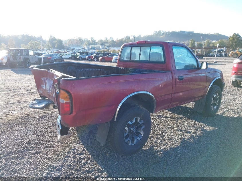 TOYOTA TACOMA 1995 VIN 4TAVN61F2SZ072874