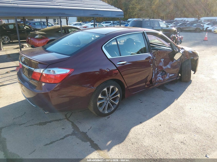 Vin: 1hgcr2f59ea208673, lot: 46806600, honda accord sport 20144