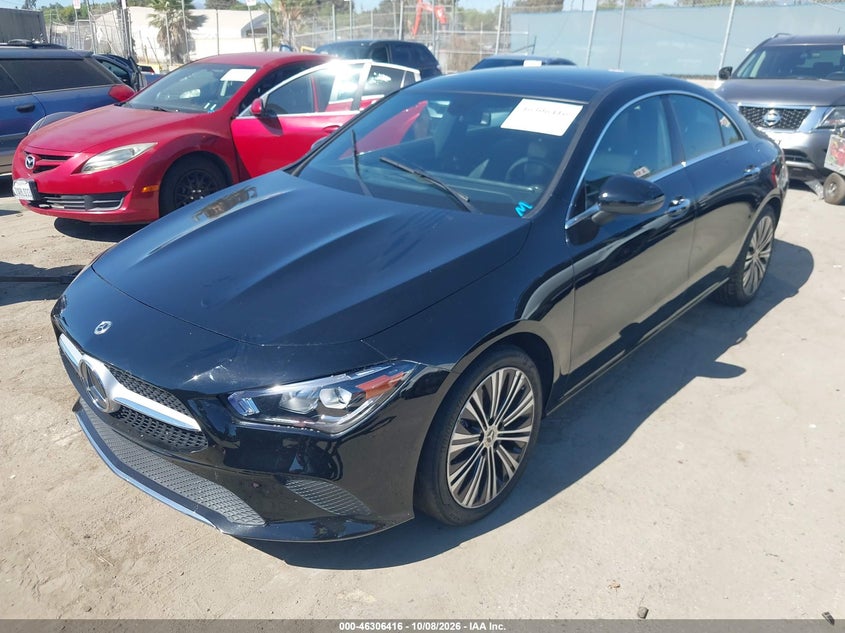 Vin: w1k5j4gb0pn391980, lot: 46806615, mercedes-benz cla 250 coupe 20232
