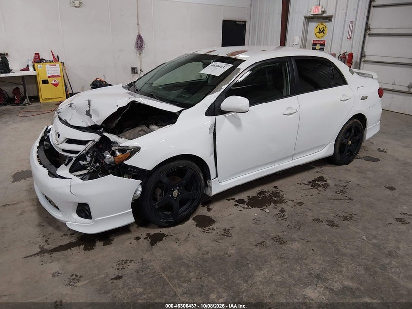 Vin: 5yfbu4ee3dp116345, lot: 46806636, toyota corolla s 20132