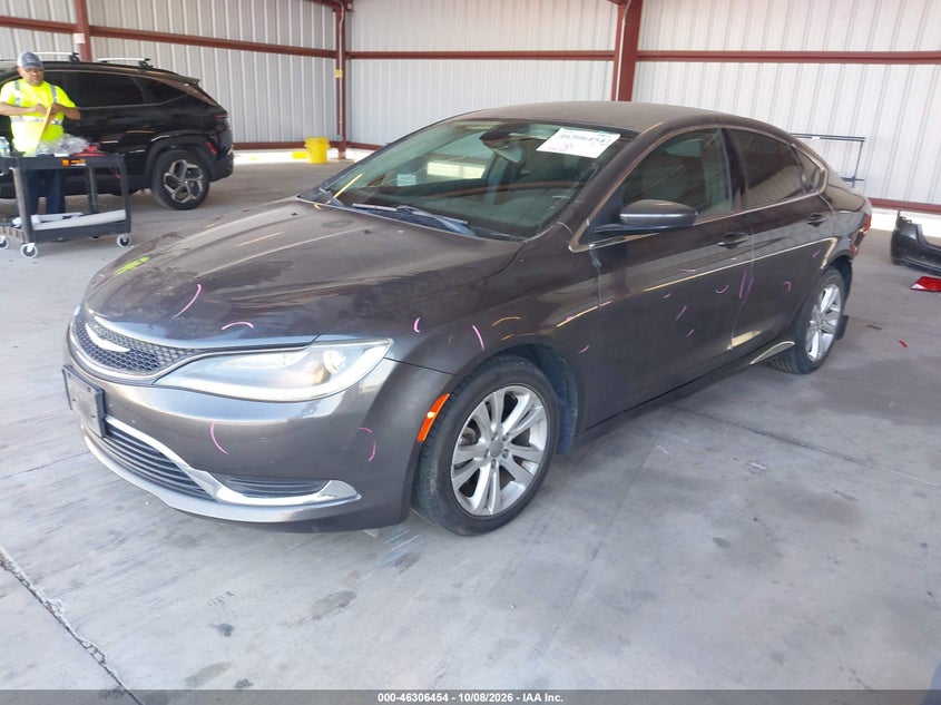 Vin: 1c3cccab3fn650401, lot: 46806653, chrysler 200 limited 20152