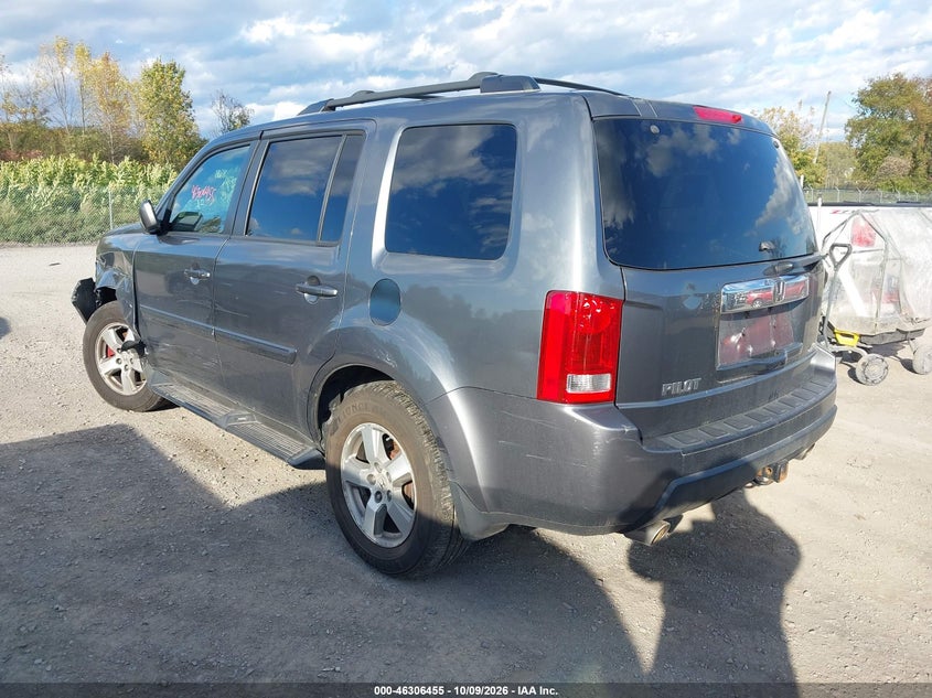 Vin: 5fnyf4h56ab025593, lot: 46806654, honda pilot ex-l 20103