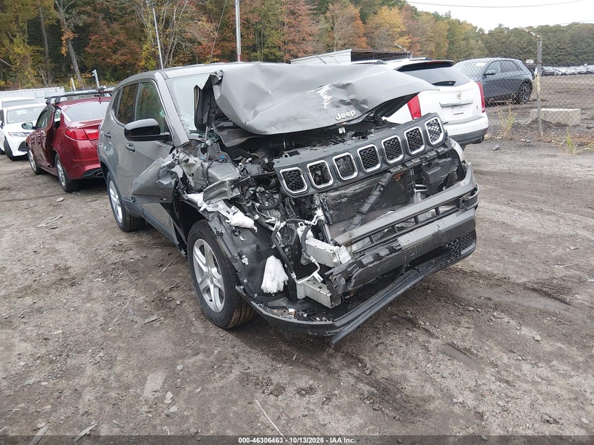 Vin: 3c4njdan8pt531982, lot: 46806662, jeep compass sport 4x4 2023 img_1