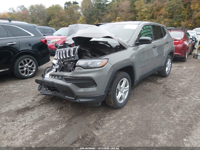 Vin: 3c4njdan8pt531982, lot: 46806662, jeep compass sport 4x4 20232