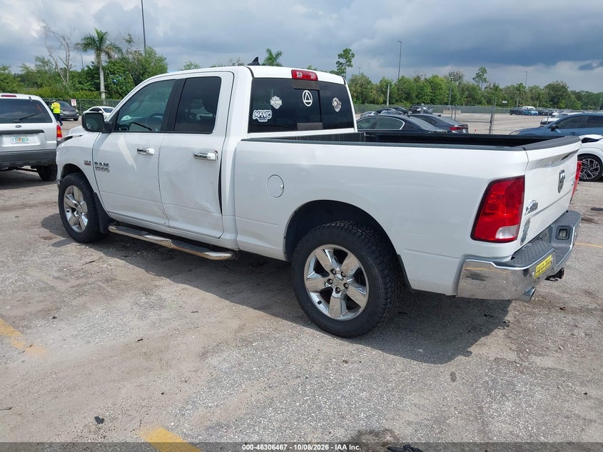 Vin: 1c6rr7gt1hs858431, lot: 46806667, ram 1500 big horn  4x4 6'4 box 20173