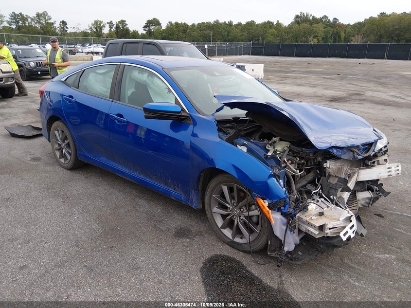Vin: 19xfc1f31le003087, lot: 46806673, honda civic ex 20201