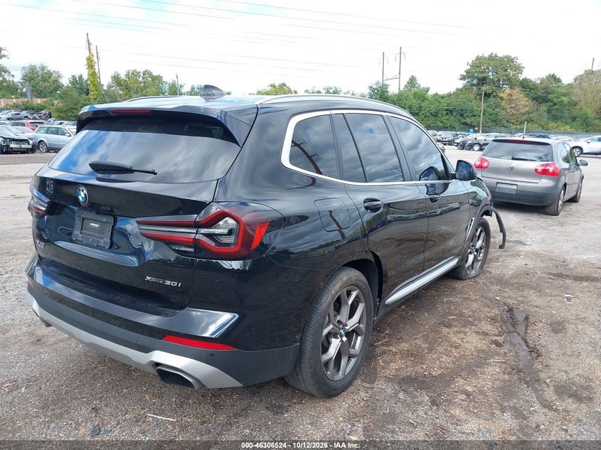 Vin: 5ux53dp02n9k50383, lot: 46806722, bmw x3 xdrive30i 20224